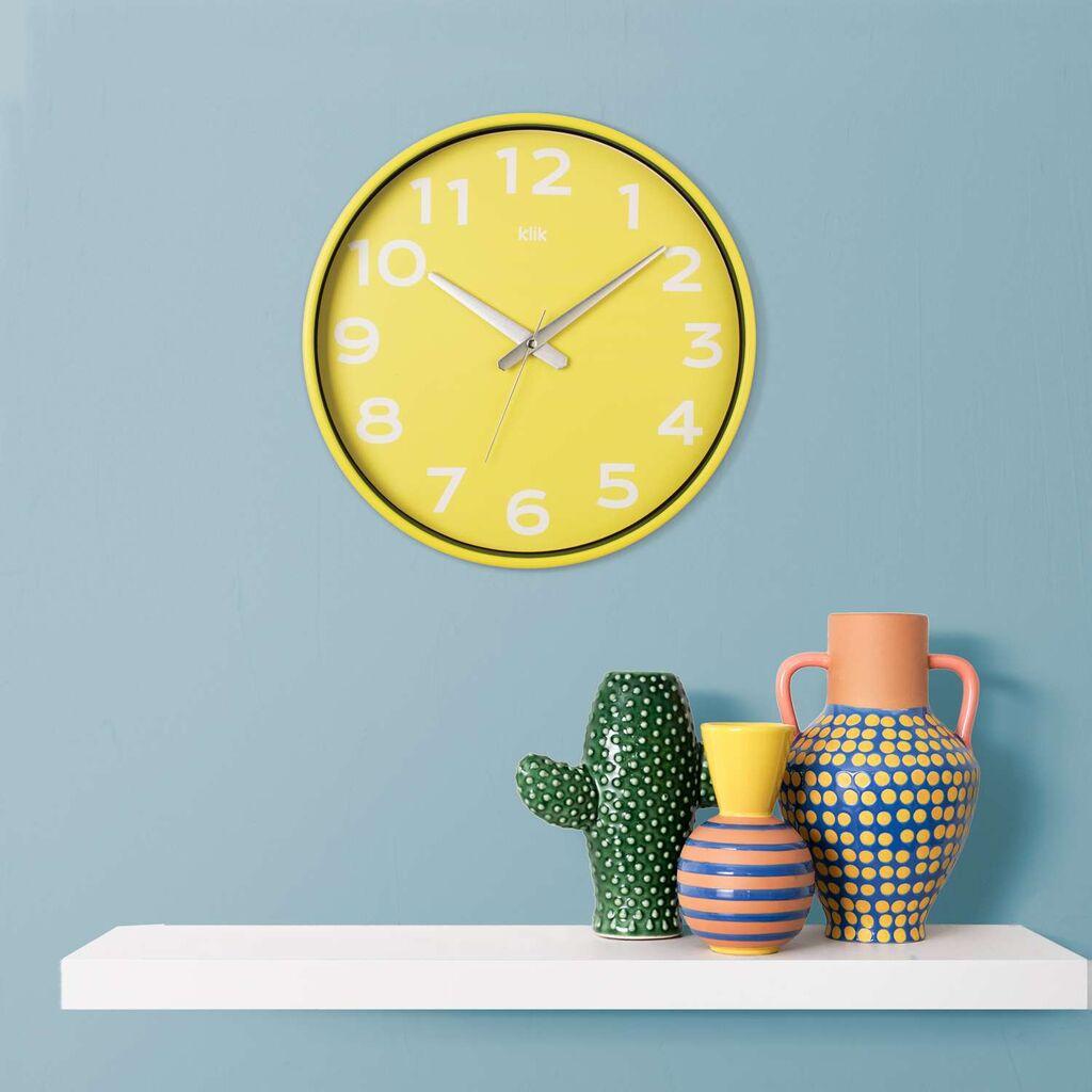 Wallity Zidni sat Joy, 38x38 cm, Žuti