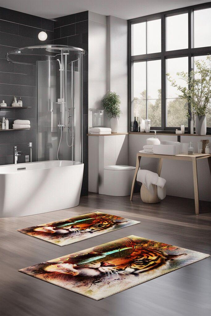 L'essentiel Maison Set prostirki za kupatilo CT-5145, 2 komada, šarene