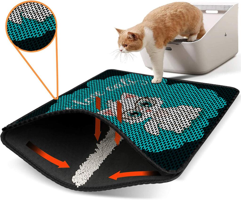 Aberto Design WC pretinac za mačke Nrszn0057, 45 x 60 cm, Plavi