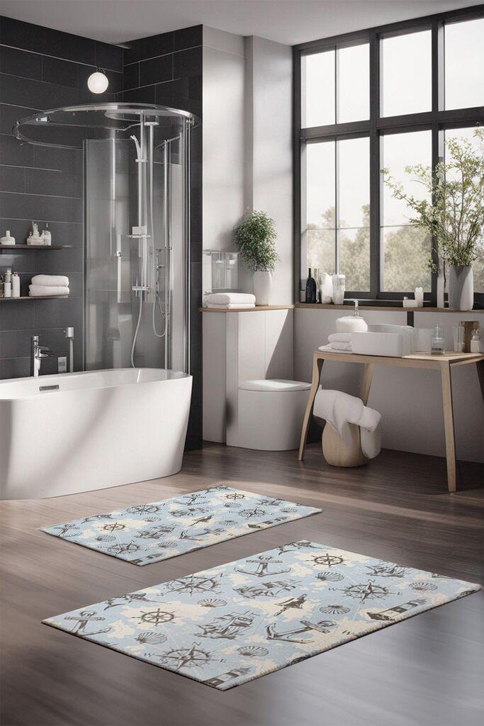 L'essentiel Maison Set tepiha za kupatilo CT-5235, 2 komada, šareni