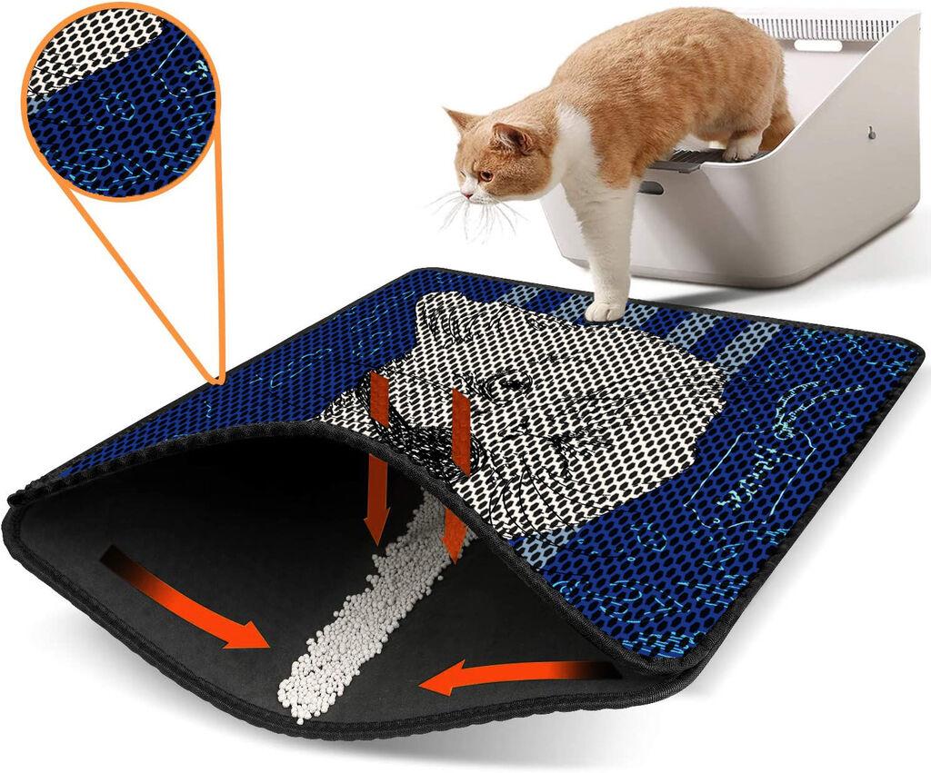 Aberto Design WC pretinac za mačke Nrszn0206, 45 x 60 cm, Teget