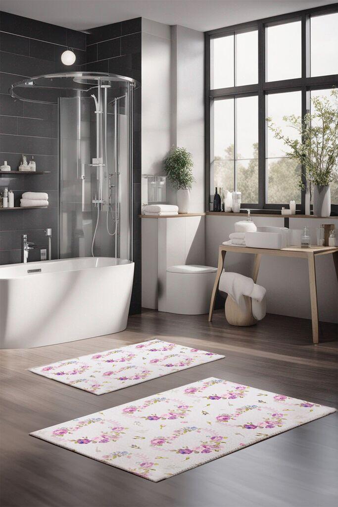 L'essentiel Maison Set tepiha za kupatilo CT-5212, 2 komada, šareni