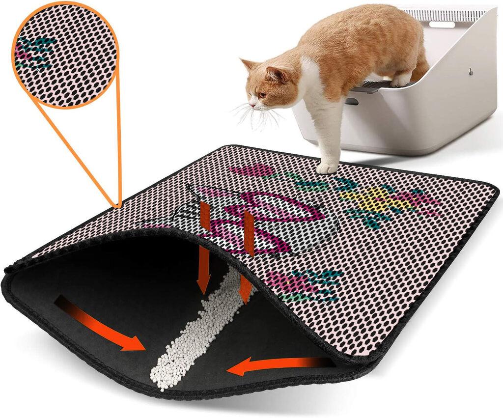 Aberto Design WC pretinac za mačke Nrszn0031, 45 x 60 cm, Šareni