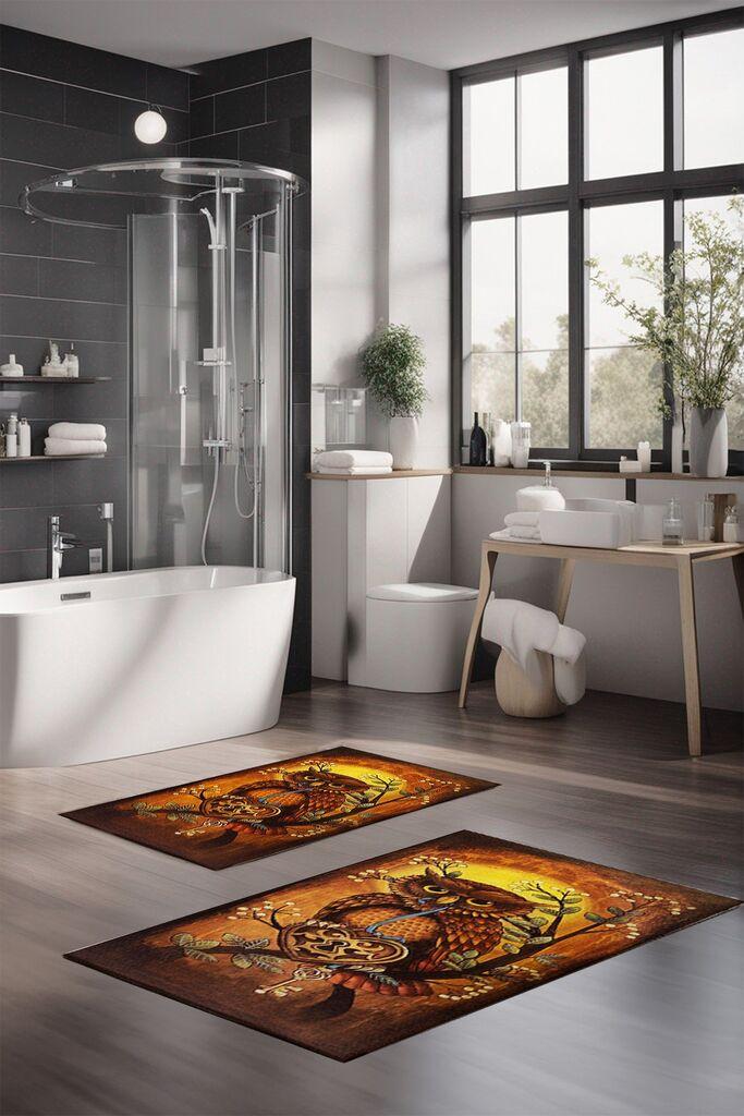 L'essentiel Maison Set tepiha za kupatilo CT-5373, 2 komada, smeđa