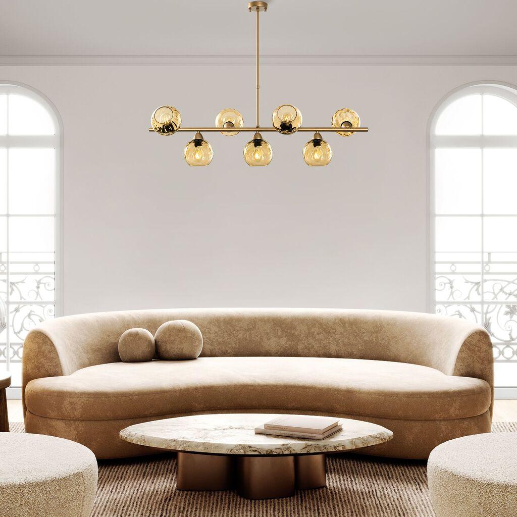 Opviq Luster Benek-15-14464, Zlatne boje