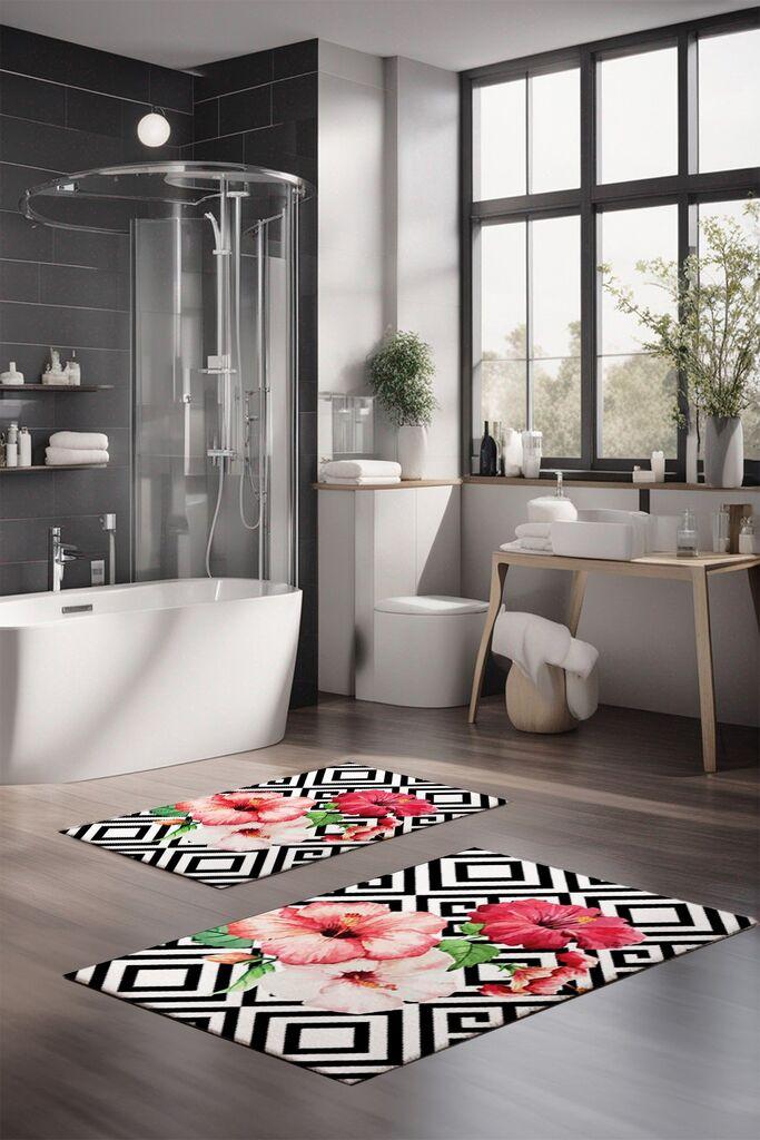 L'essentiel Maison Set tepiha za kupatilo CT-5296, 2 komada, šareni