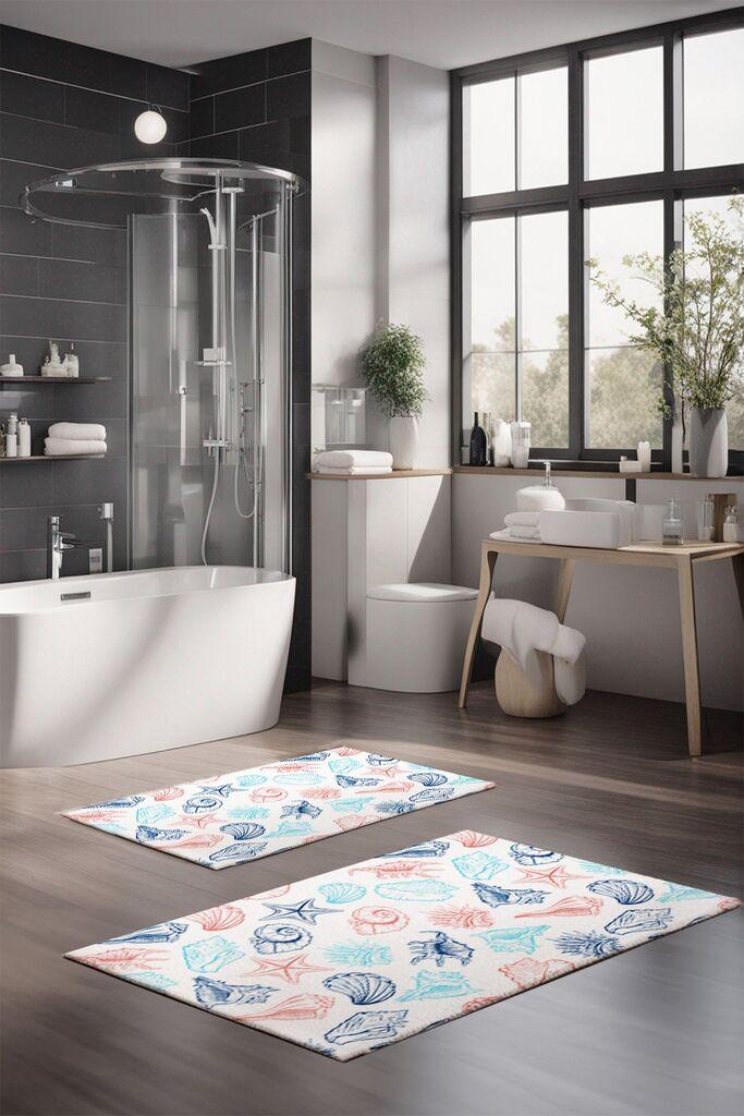 L'essentiel Maison Set tepiha za kupatilo CT-5231, 2 komada, šareni