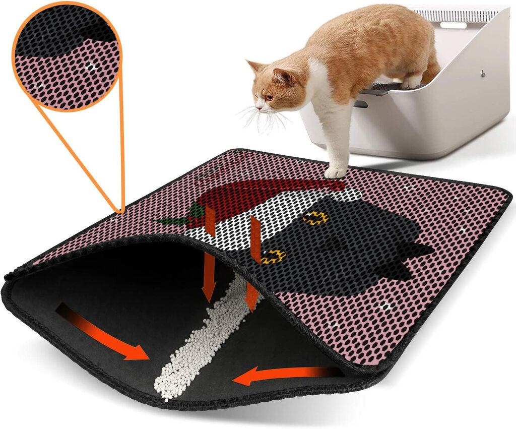 Aberto Design WC pretinac za mačke Nrszn0147, 45 x 60 cm, roze