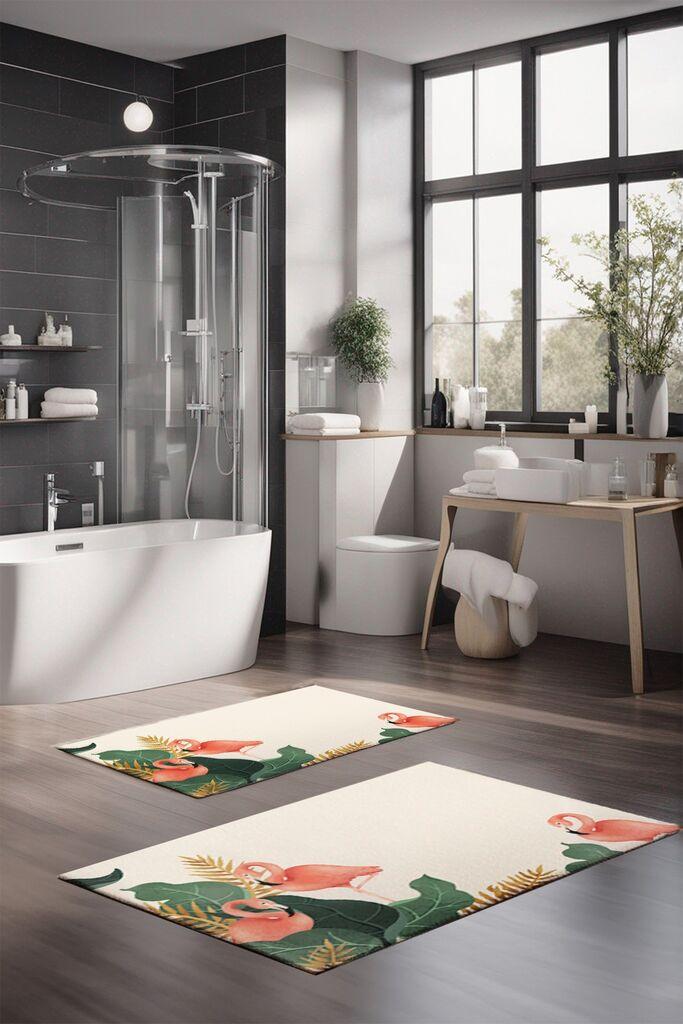 L'essentiel Maison Set tepiha za kupatilo CT-5209, 2 komada, šareni