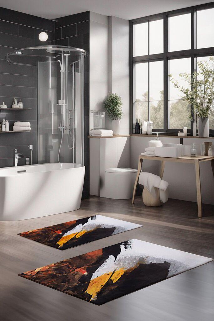 L'essentiel Maison Set tepiha za kupatilo CT-5016, 2 komada, šareni