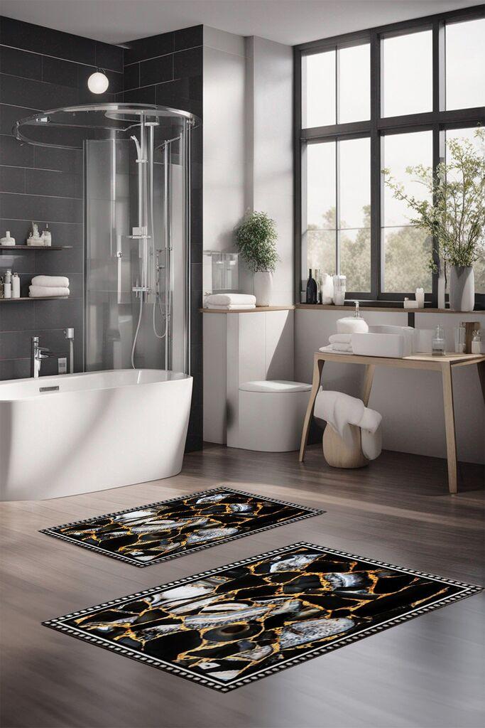 L'essentiel Maison Set tepiha za kupatilo CT-5089, 2 komada, šareni