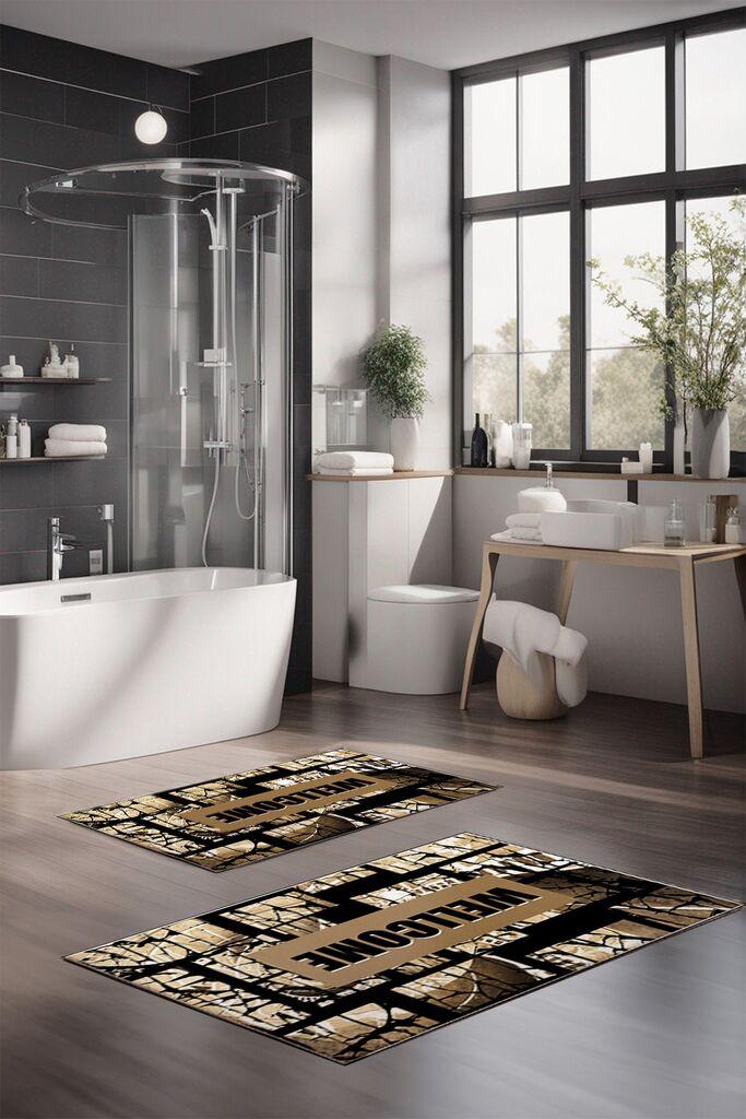 L'essentiel Maison Set prostirki za kupatilo CT-5162, 2 komada, šarene