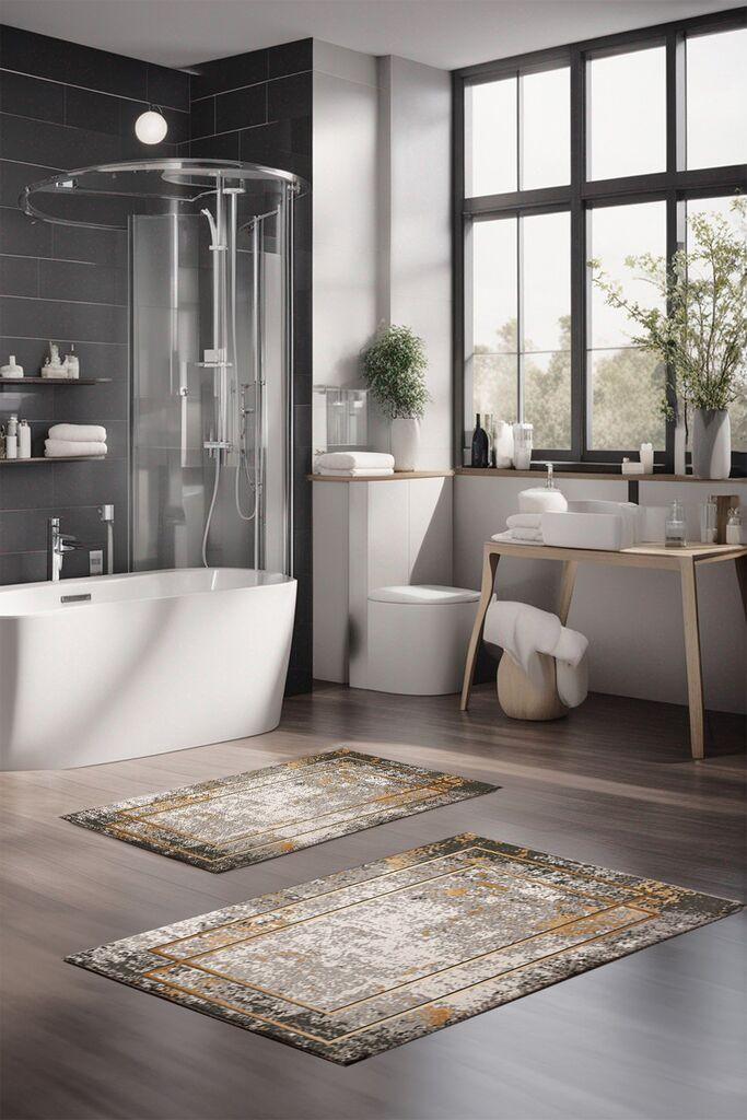 L'essentiel Maison Set prostirki za kupatilo CT-5097, 2 komada, šarene boje