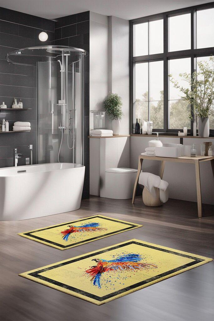 L'essentiel Maison Set tepiha za kupatilo CT-5364, 2 komada, šareni