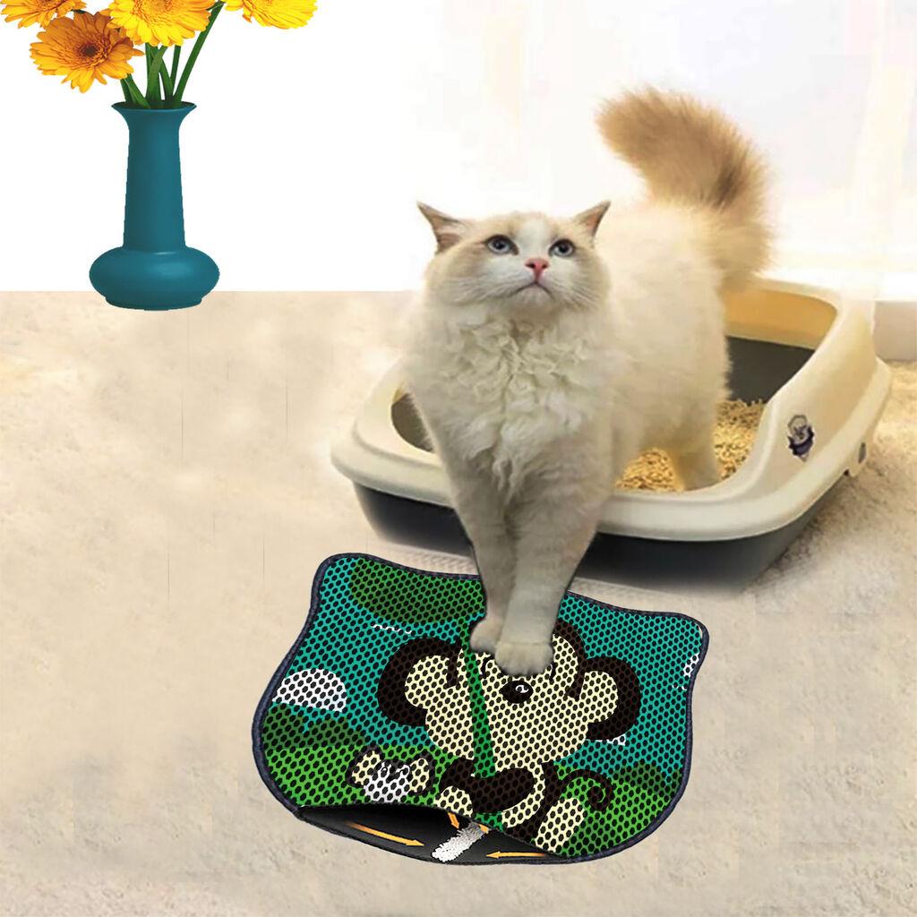 Aberto Design Pretinac za toalet za mačke Kdkafa0090, 40 x 50 cm, Zeleni