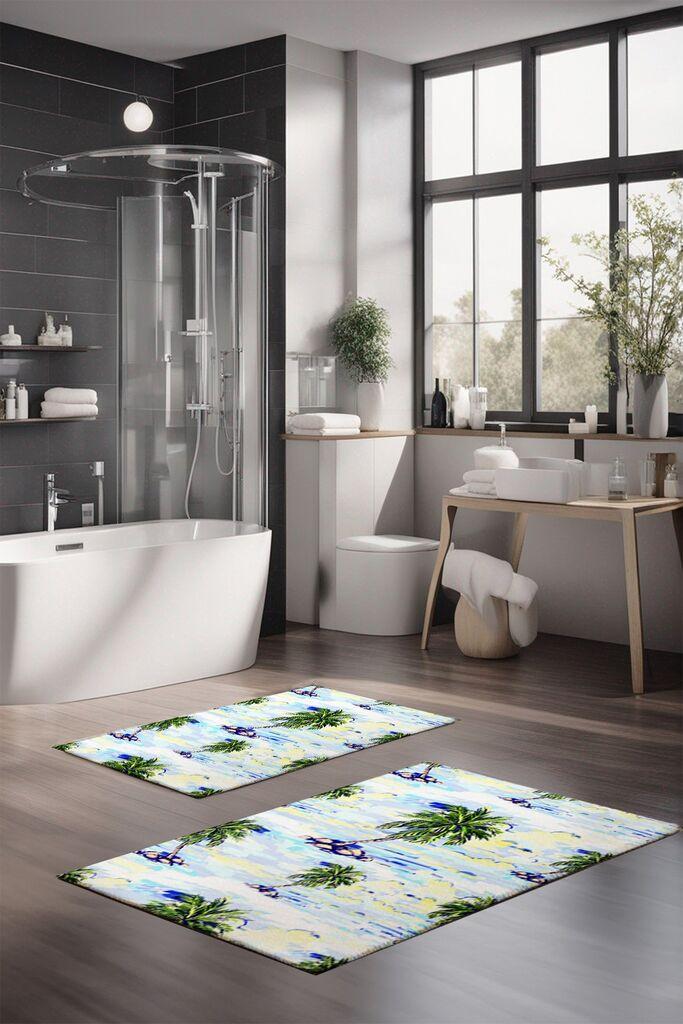 L'essentiel Maison Set tepiha za kupatilo CT-5238, 2 komada, šareni