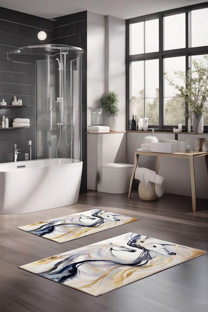 L'essentiel Maison Set prostirki za kupatilo CT-5419, 2 komada, šarene boje