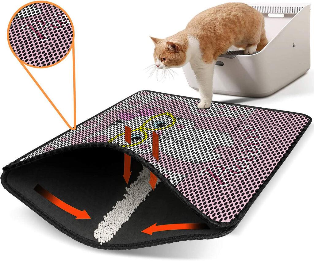 Aberto Design WC pretinac za mačke Nrszn0219, 45 x 60 cm, Svijetlo roze