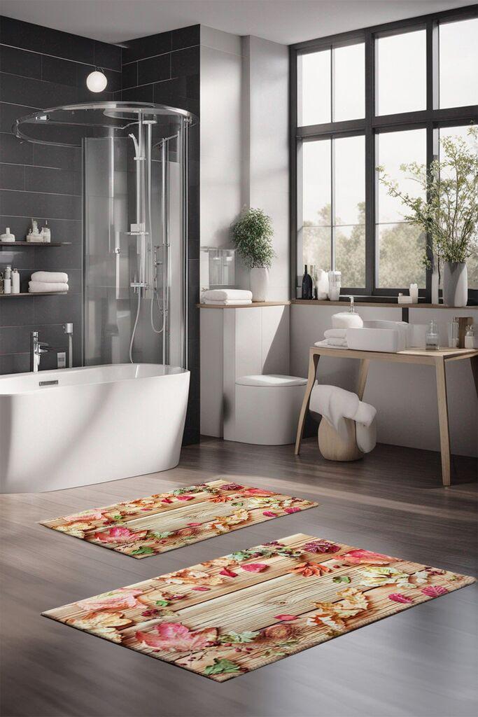 L'essentiel Maison Set prostirki za kupatilo CT-5211, 2 komada, šarene