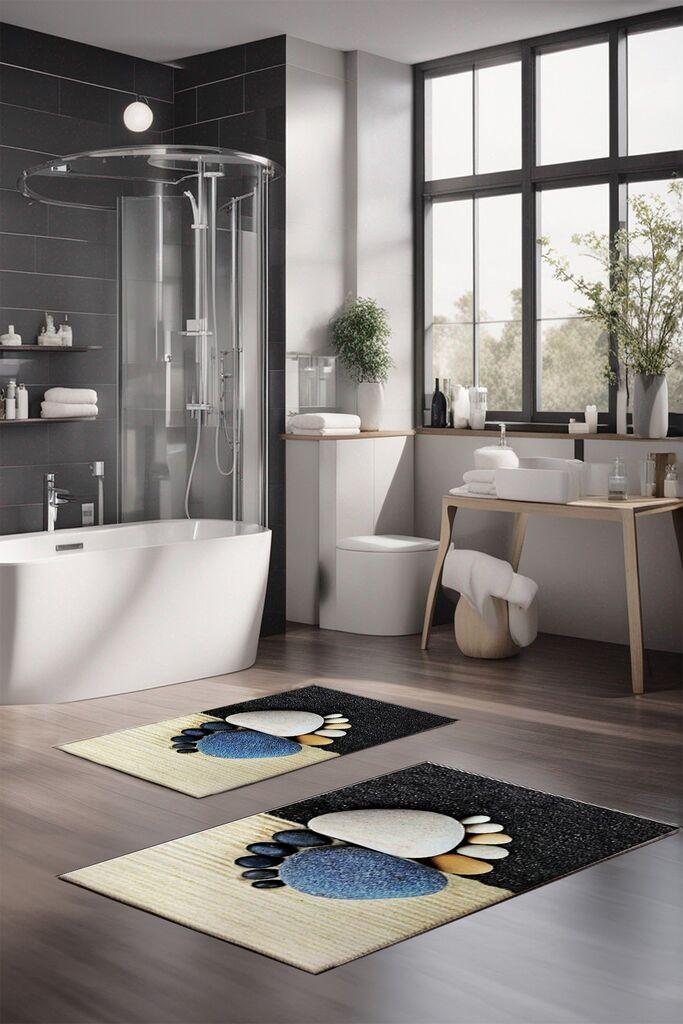 L'essentiel Maison Set prostirki za kupatilo CT-5164, 2 komada, šarene