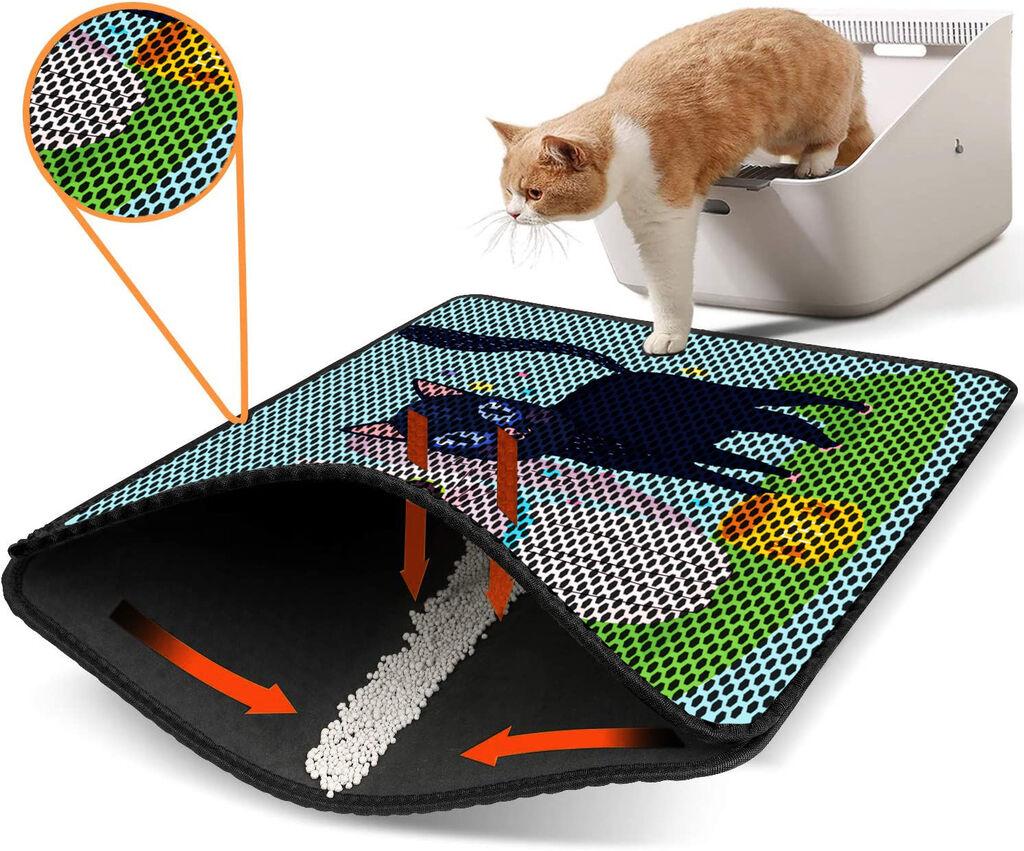 Aberto Design Pretinac za toalet za mačke Nrszn0072, 45 x 60 cm, Šareni