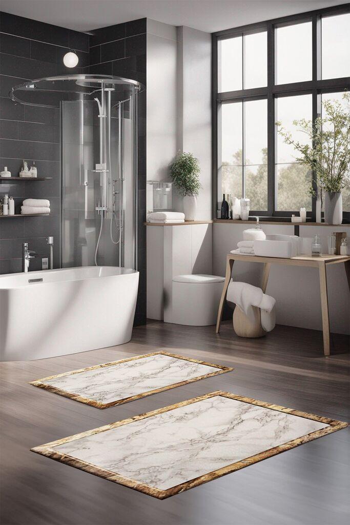 L'essentiel Maison Set tepiha za kupatilo CT-5009, 2 komada, šareni