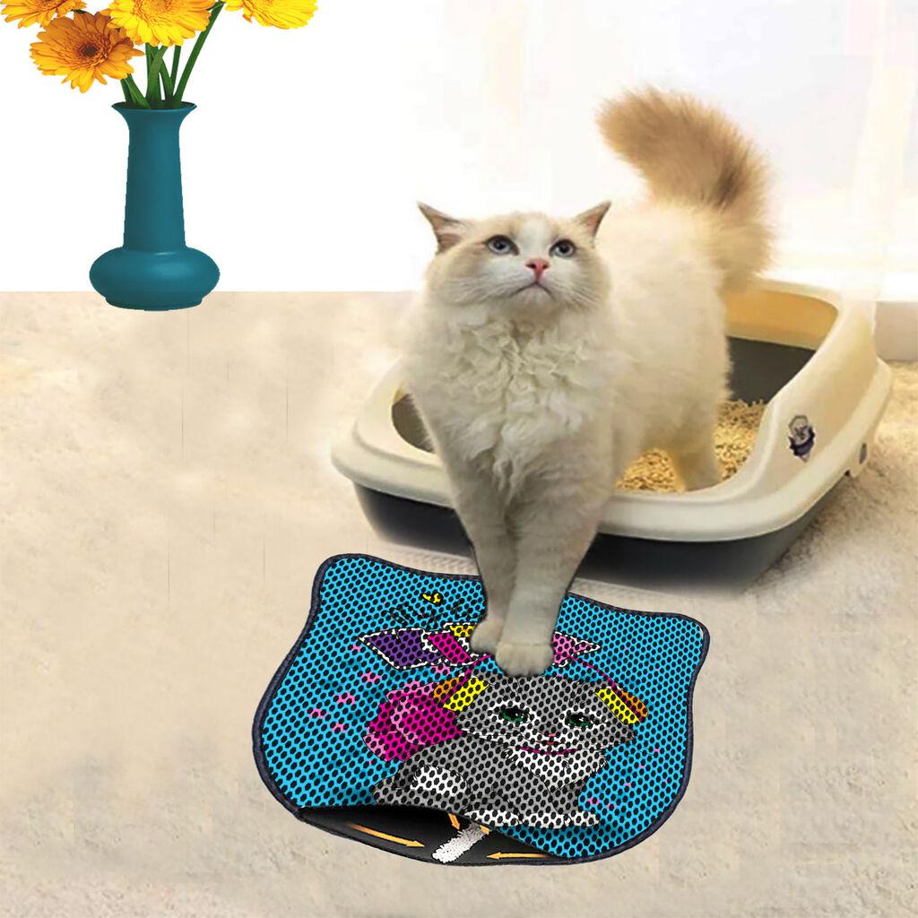 Aberto Design Toaletni prostor za mačke Kdkafa0245, 40 x 50 cm, Tirkizna