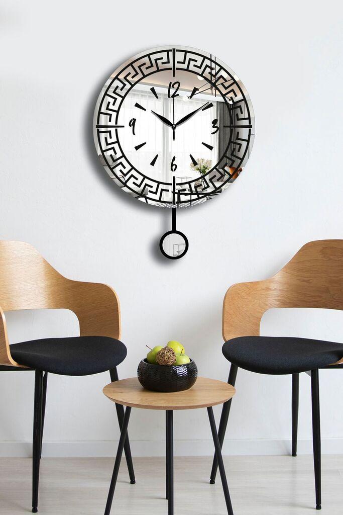 Wallity Zidni sat Vlnt113Gu, 39x50 cm, Srebrne boje