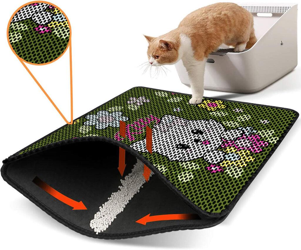 Aberto Design WC pretinac za mačke Nrszn0071, 45 x 60 cm, Zeleni