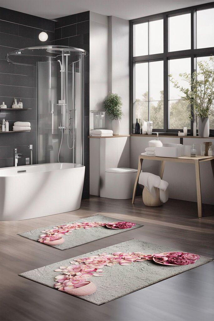 L'essentiel Maison Set prostirki za kupatilo CT-5262, 2 komada, šarene