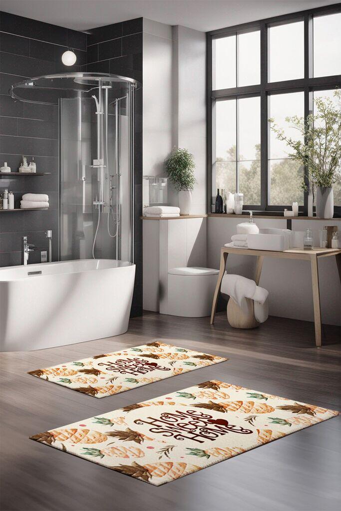 L'essentiel Maison Set tepiha za kupatilo CT-5270, 2 komada, šareni