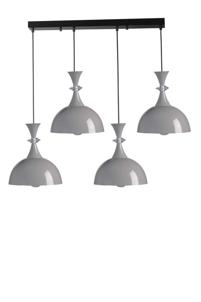 Opviq luster Akay 4, sivi
