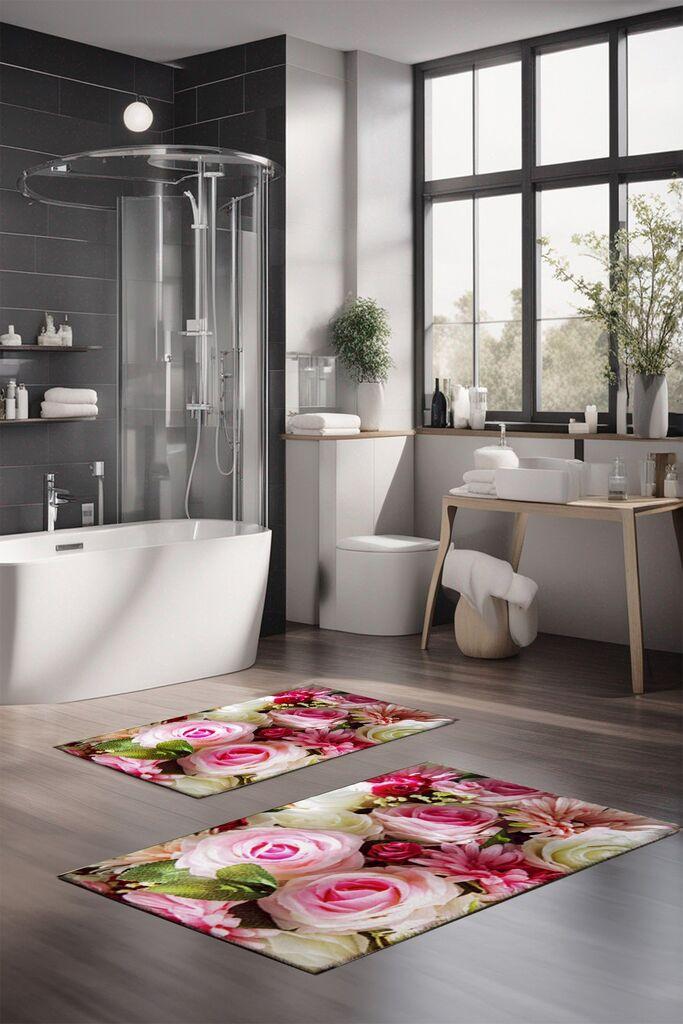 L'essentiel Maison Set prostirki za kupatilo CT-5135, 2 komada, šarene boje