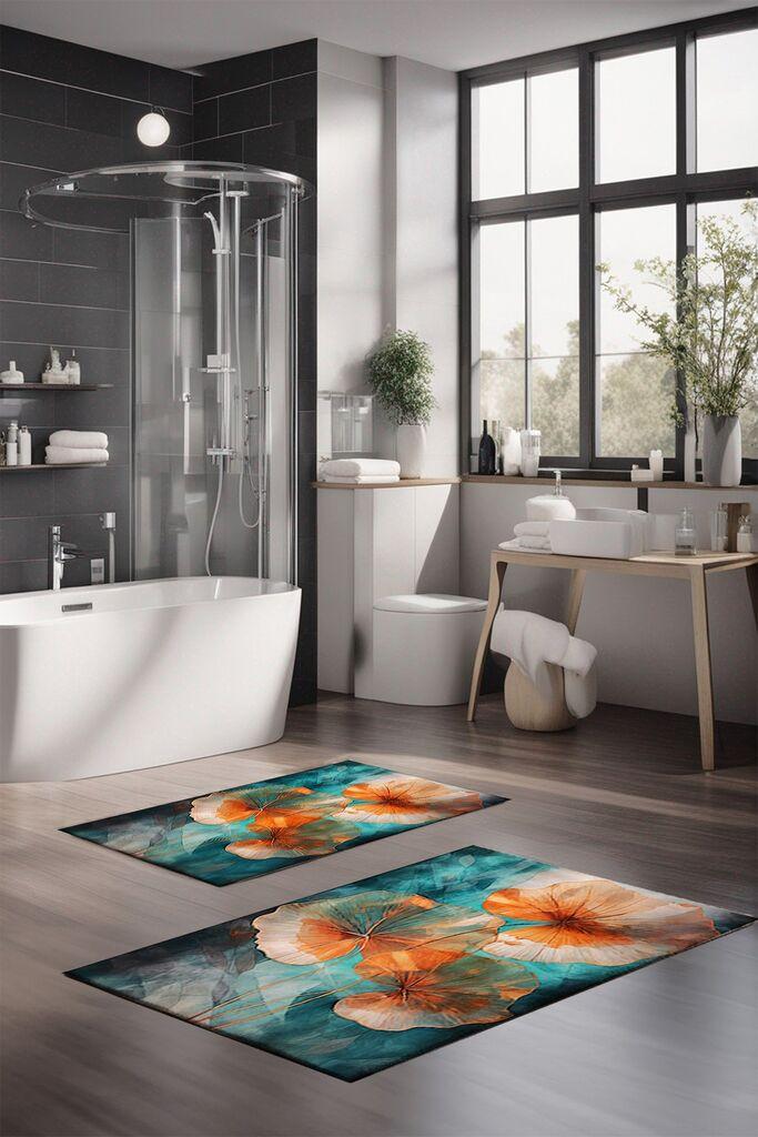 L'essentiel Maison Set tepiha za kupatilo CT-5410, 2 komada, šareni