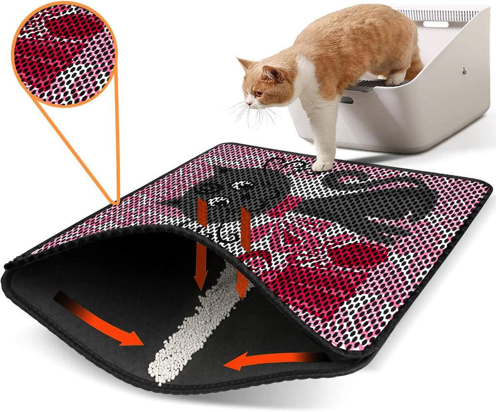 Aberto Design Pretinac za toalet za mačke Nrszn0058, 45 x 60 cm, Roza