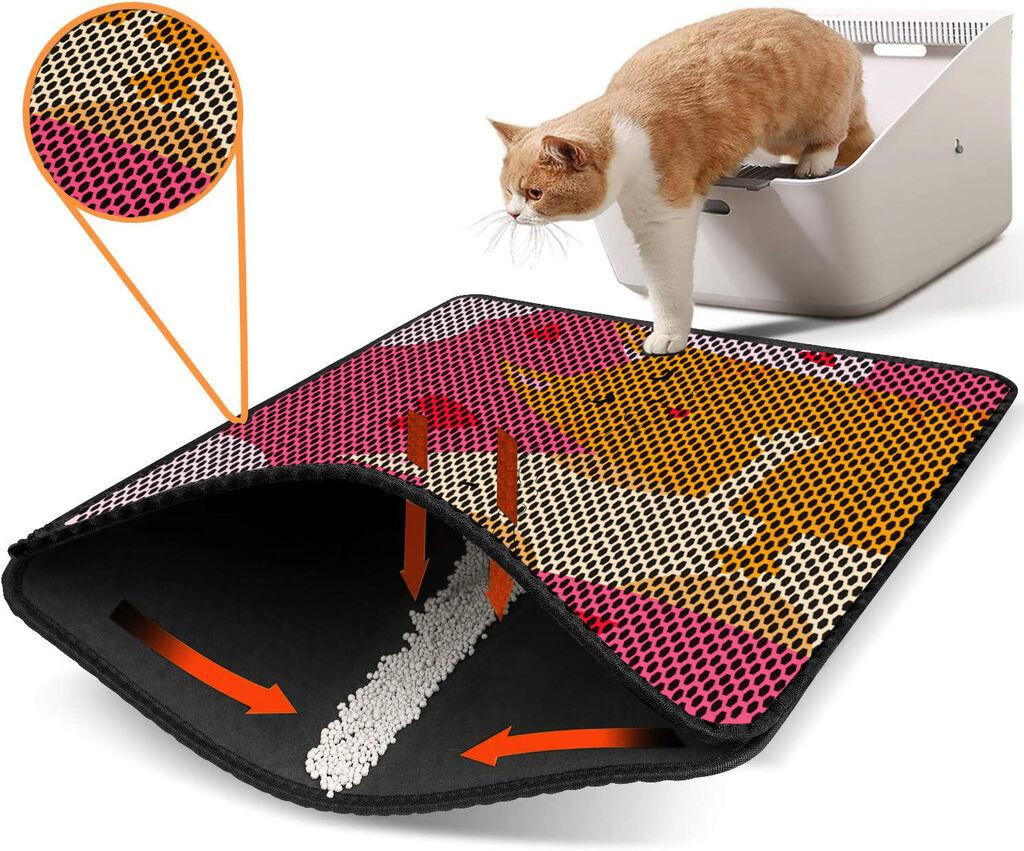 Aberto Design Pretinac za toalet za mačke Nrszn0251, 45 x 60 cm, Šareni