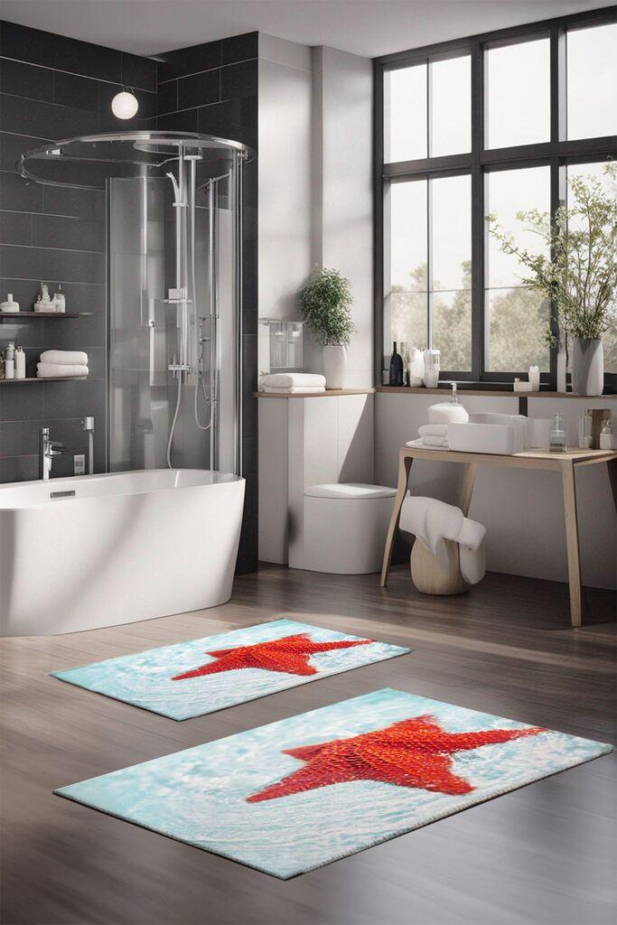 L'essentiel Maison Set prostirki za kupatilo CT-5189, 2 komada, šarene boje