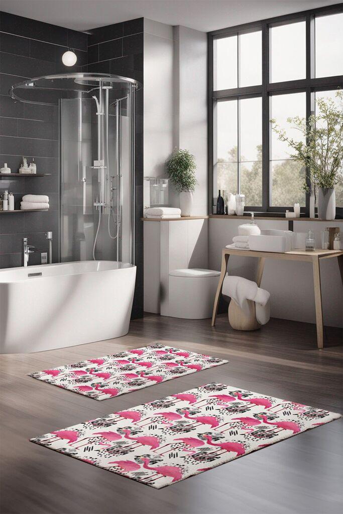 L'essentiel Maison Set prostirki za kupatilo CT-5336, 2 komada, šarene