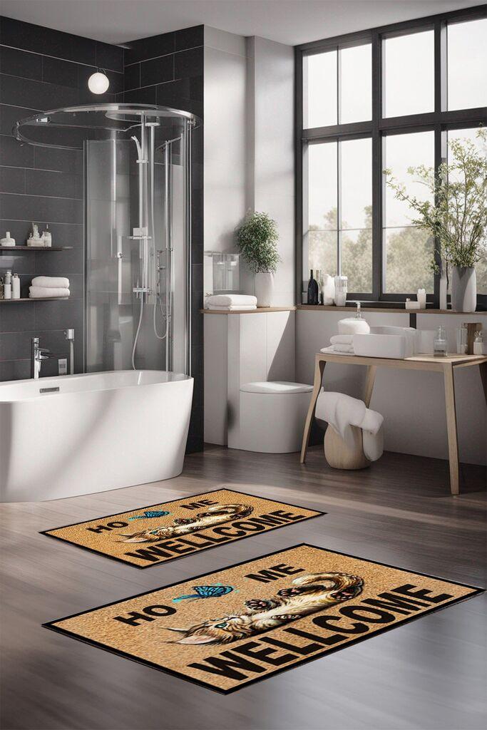 L'essentiel Maison Set prostirki za kupatilo CT-5159, 2 komada, šarene boje