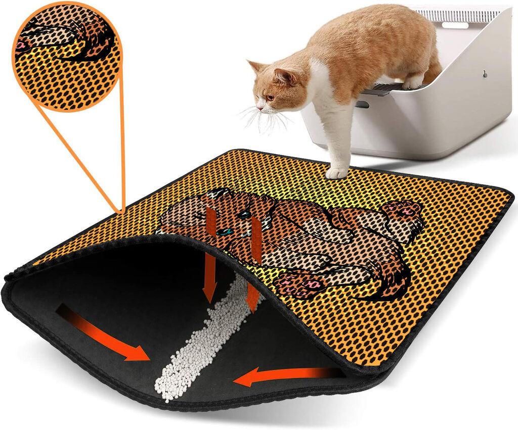 Aberto Design WC pretinac za mačke Nrszn0194, 45 x 60 cm, žuti