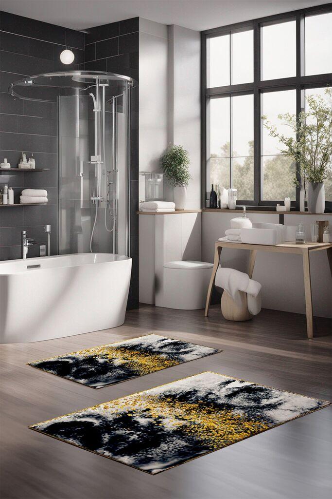 L'essentiel Maison Set tepiha za kupatilo CT-5049, 2 komada, šareni