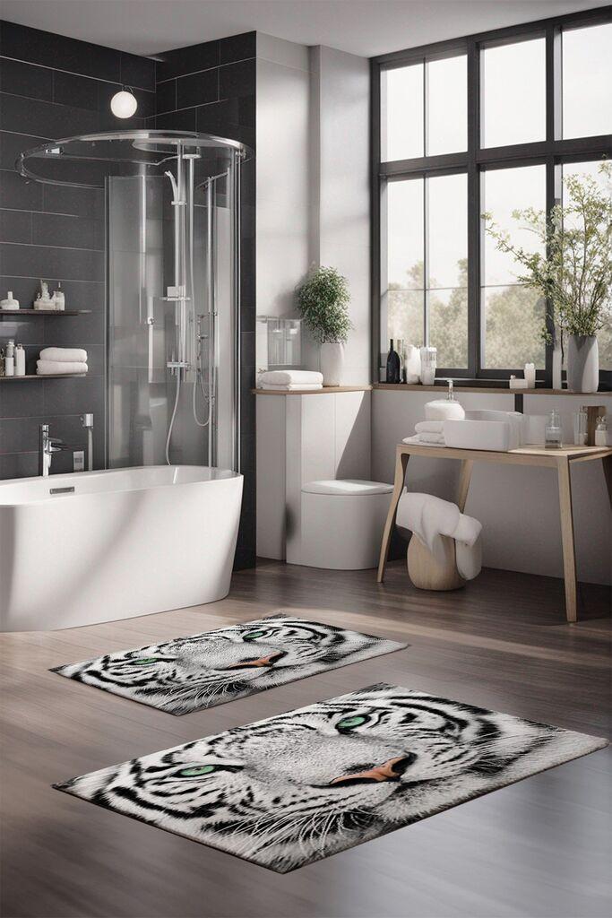 L'essentiel Maison Set tepiha za kupatilo CT-5118, 2 komada, šareni