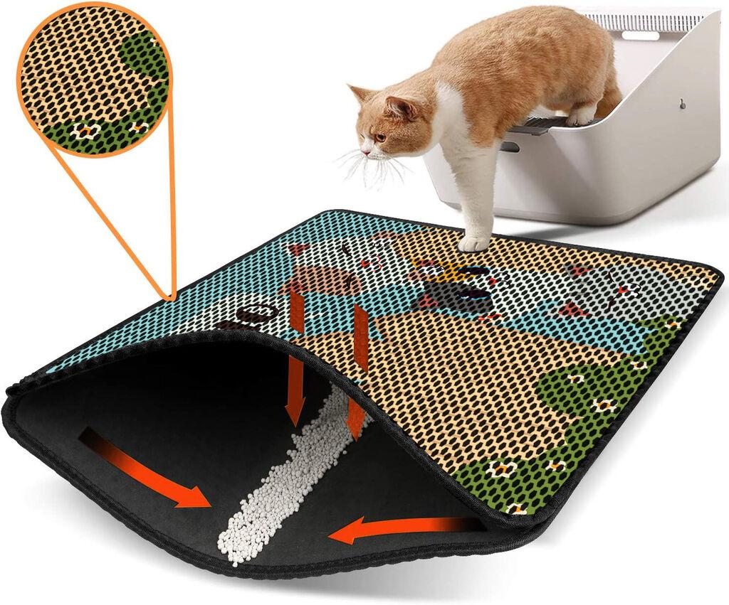 Aberto Design Pretinac za toalet za mačke Nrszn0164, 45 x 60 cm, Šareni