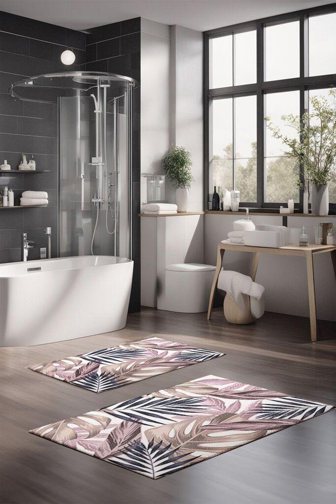 L'essentiel Maison Set tepiha za kupatilo CT-5324, 2 komada, smeđa