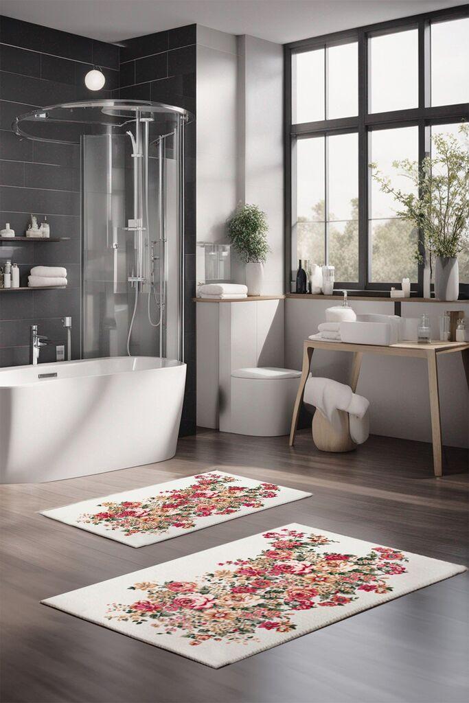 L'essentiel Maison Set tepiha za kupatilo CT-5299, 2 komada, šareni