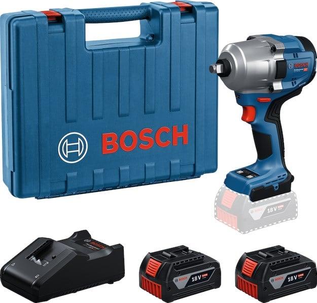 Bosch akumulatorski rotacijski udarni odvijač PRO GDS 18V-780, 2x 5.0Ah, kofer 06019P4021