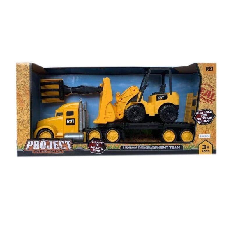 Set kamion sa buldožerom