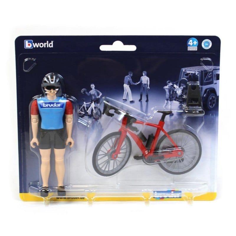 Figura biciklista sa biciklom