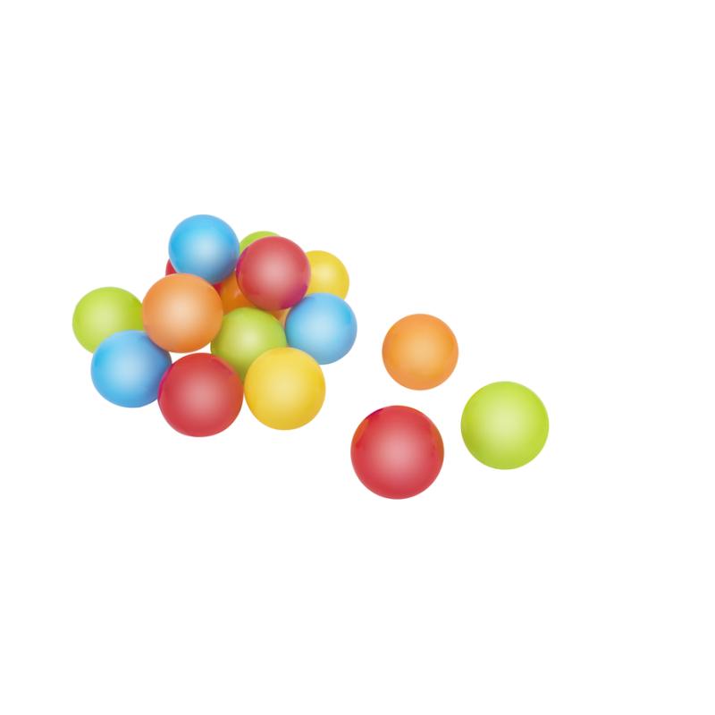 GLOBO WTOYs Loptice u boji 17kom 7cm, Šarene