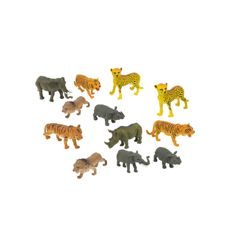 GLOBO ANIMALS Divlje životinje 6kom, Šarene